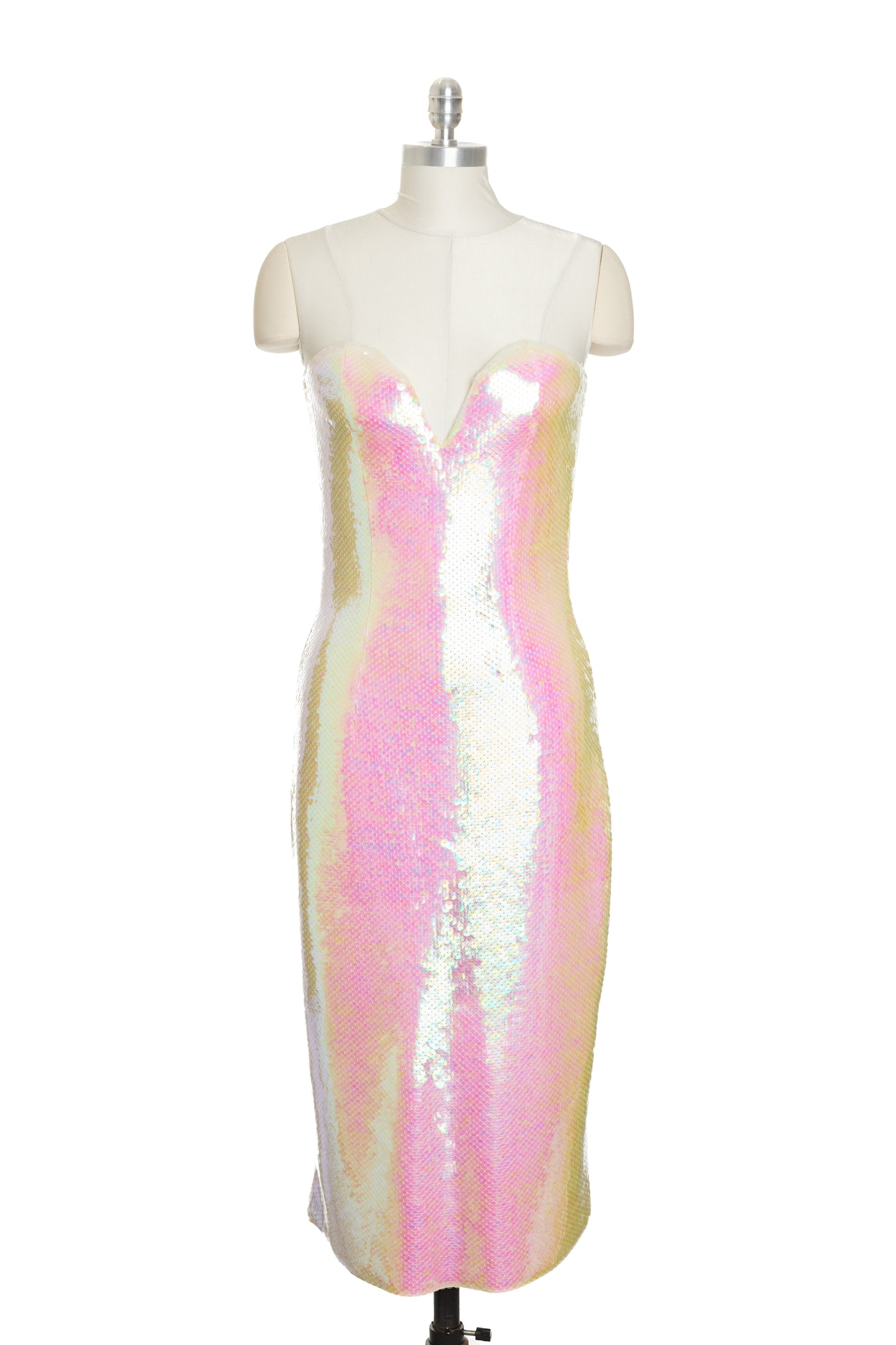 Bottega Veneta Sequin Strapless Dress
