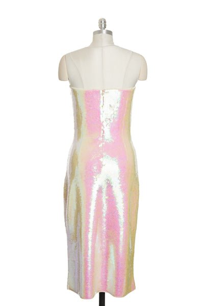 Bottega Veneta Sequin Strapless Dress