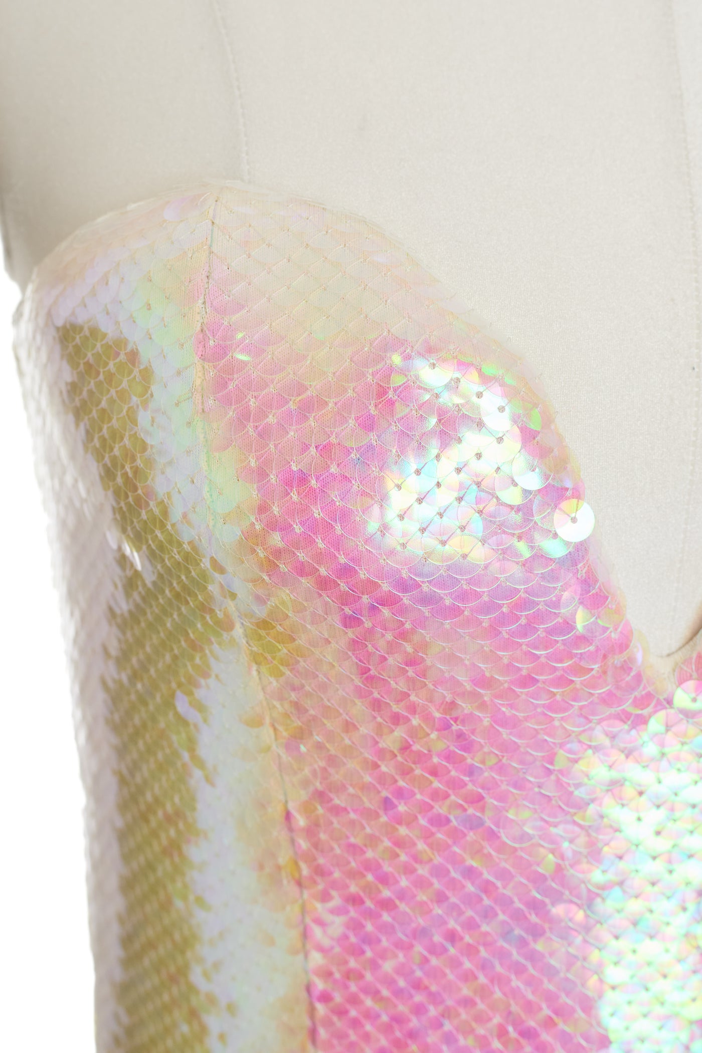 Bottega Veneta Sequin Strapless Dress