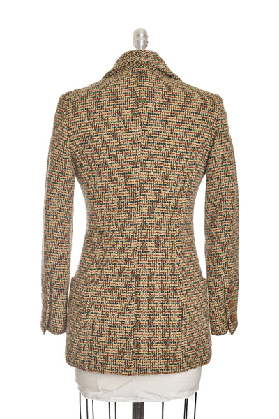 Chanel Vintage 1992 FW Suede and Tweed Jacket