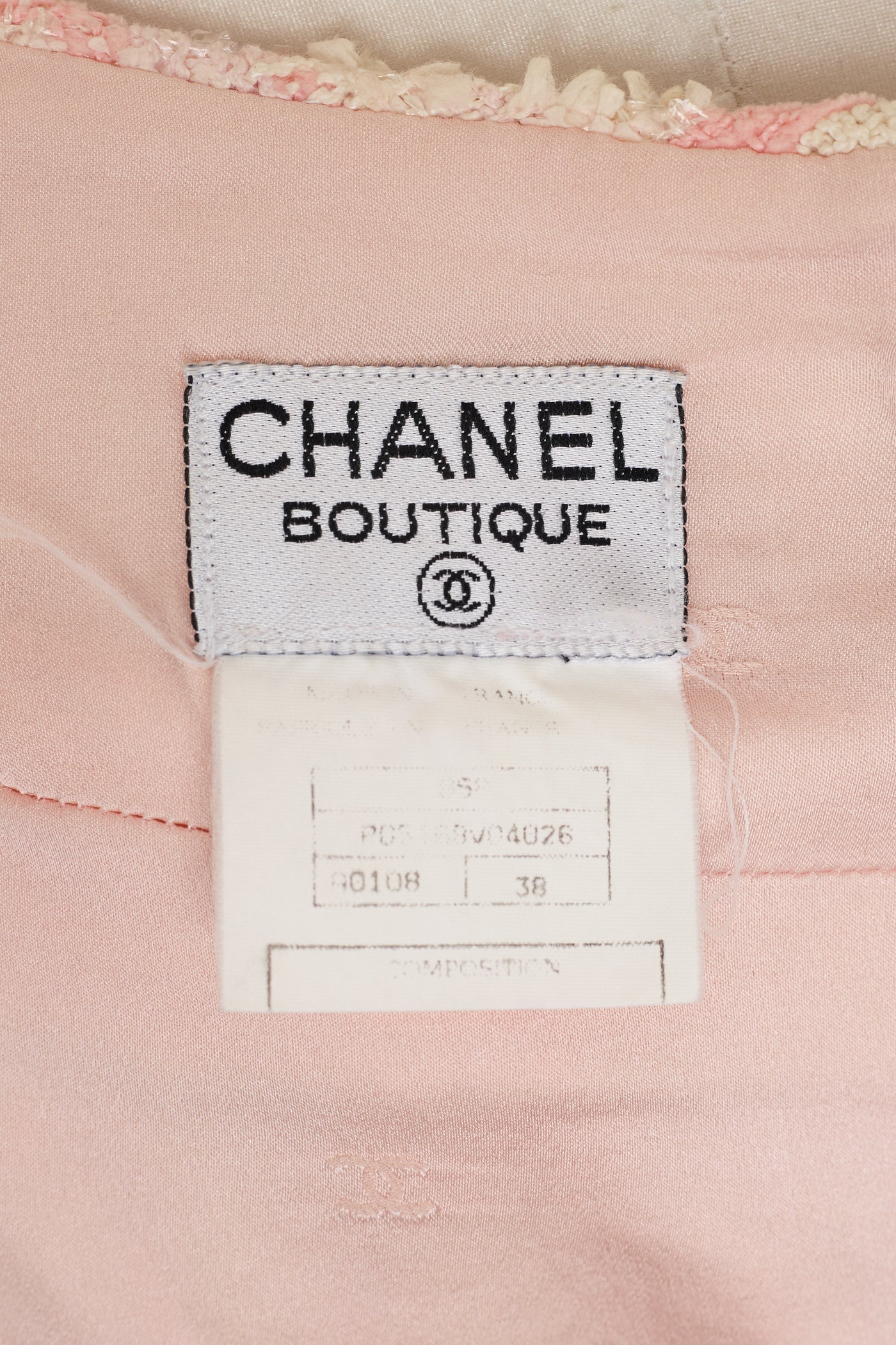Chanel Rare Vintage 1995 SS Barbie Runway Pink Tweed and Sequin Skirt Suit Set