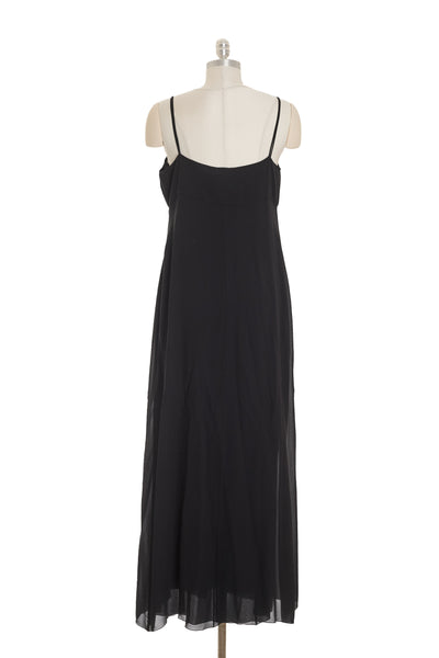 Chanel Vintage Black Silk Dress