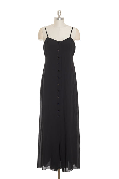 Chanel Vintage Black Silk Dress