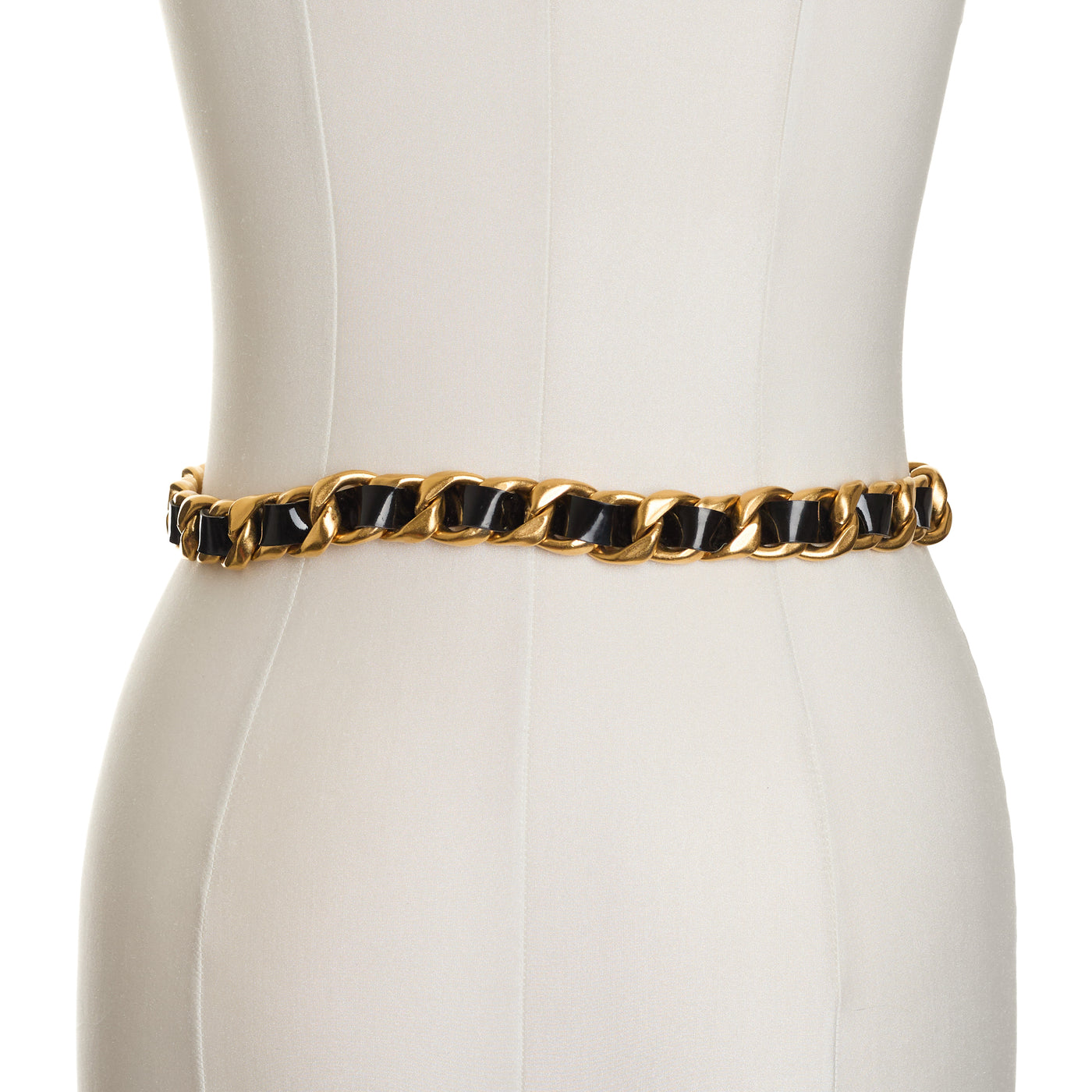 Chanel Vintage 1995 SS Runway Orange Crystal CC Medallion Belt 72