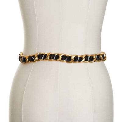 Chanel Vintage 1995 SS Runway Orange Crystal CC Medallion Belt 72