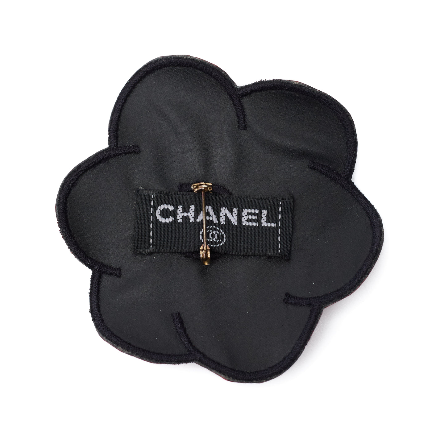 Chanel Vintage 1995 SS Runway Red Camellia CC Brooch