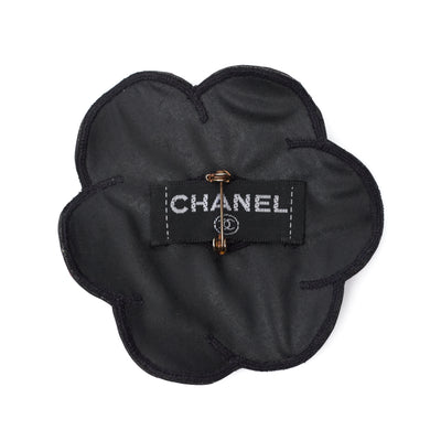 Chanel Vintage 1995 SS Runway Dark Pink Camellia CC Brooch