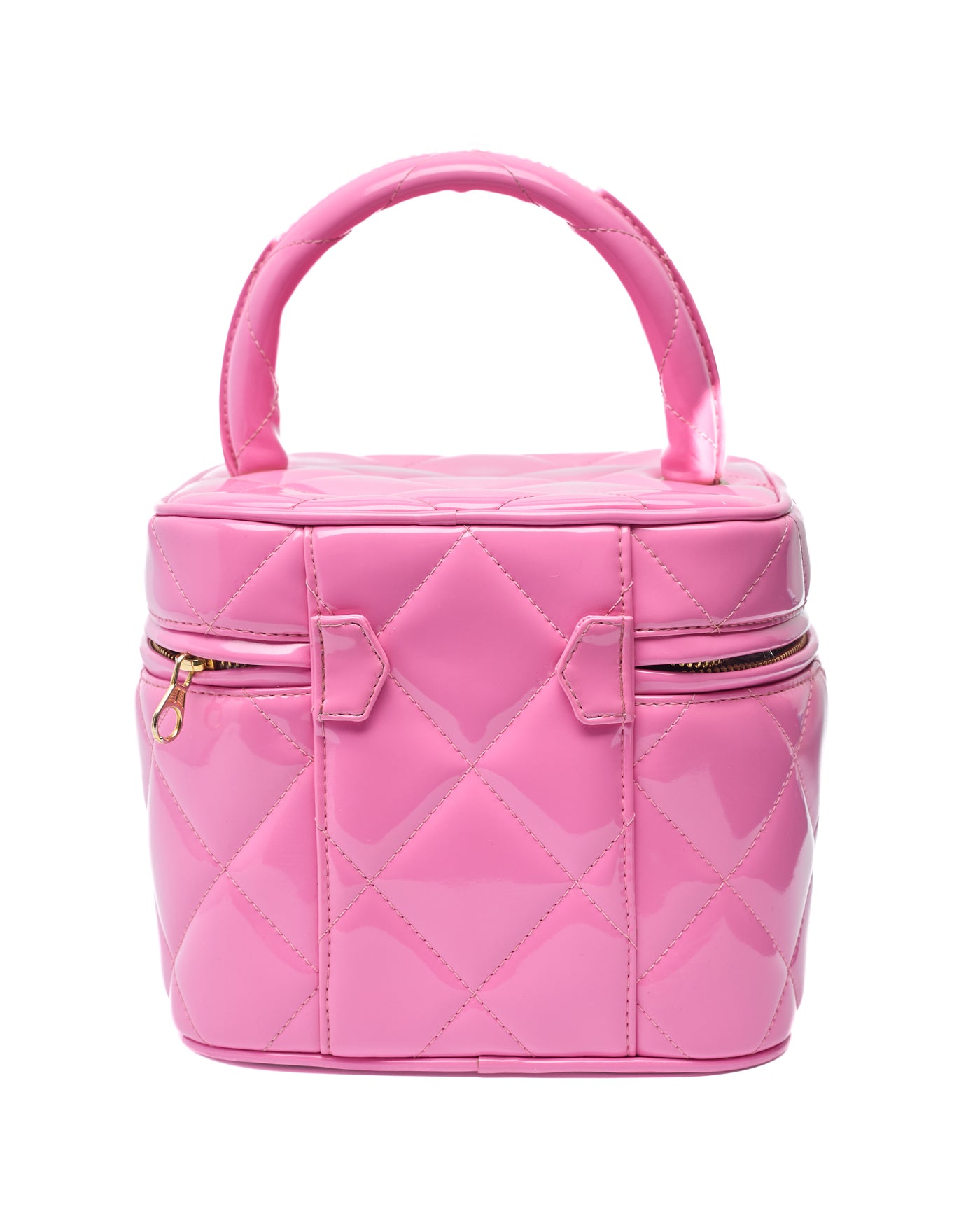 Chanel Vintage 1995 SS Barbie Runway Pink Patent Leather Vanity
