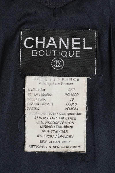 Chanel Vintage 1995 Bow Button Up