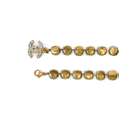 Chanel Ultra Rare Vintage 1995 SS Documented Blue Crystal Anklet