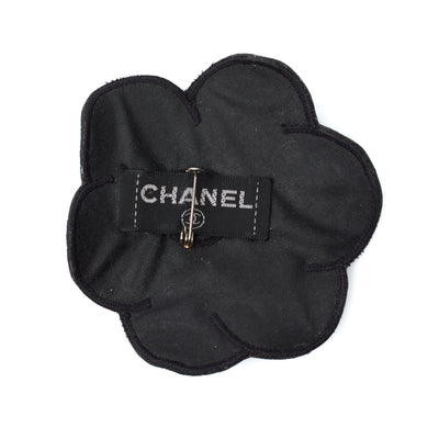 Chanel Vintage 1995 SS Runway Teal Camellia CC Brooch