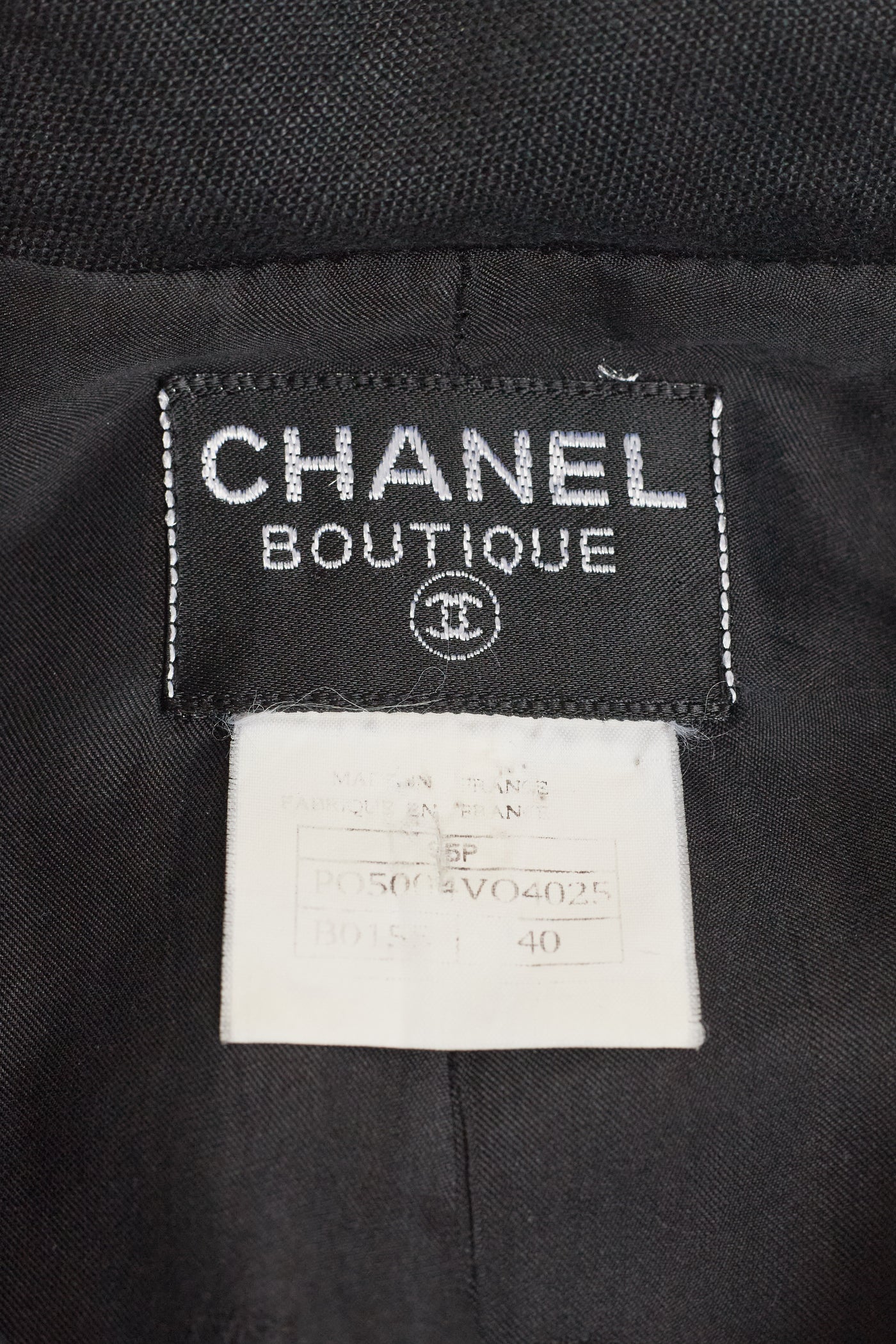 Chanel Rare Vintage 1995 SS Runway Linen Jumpsuit