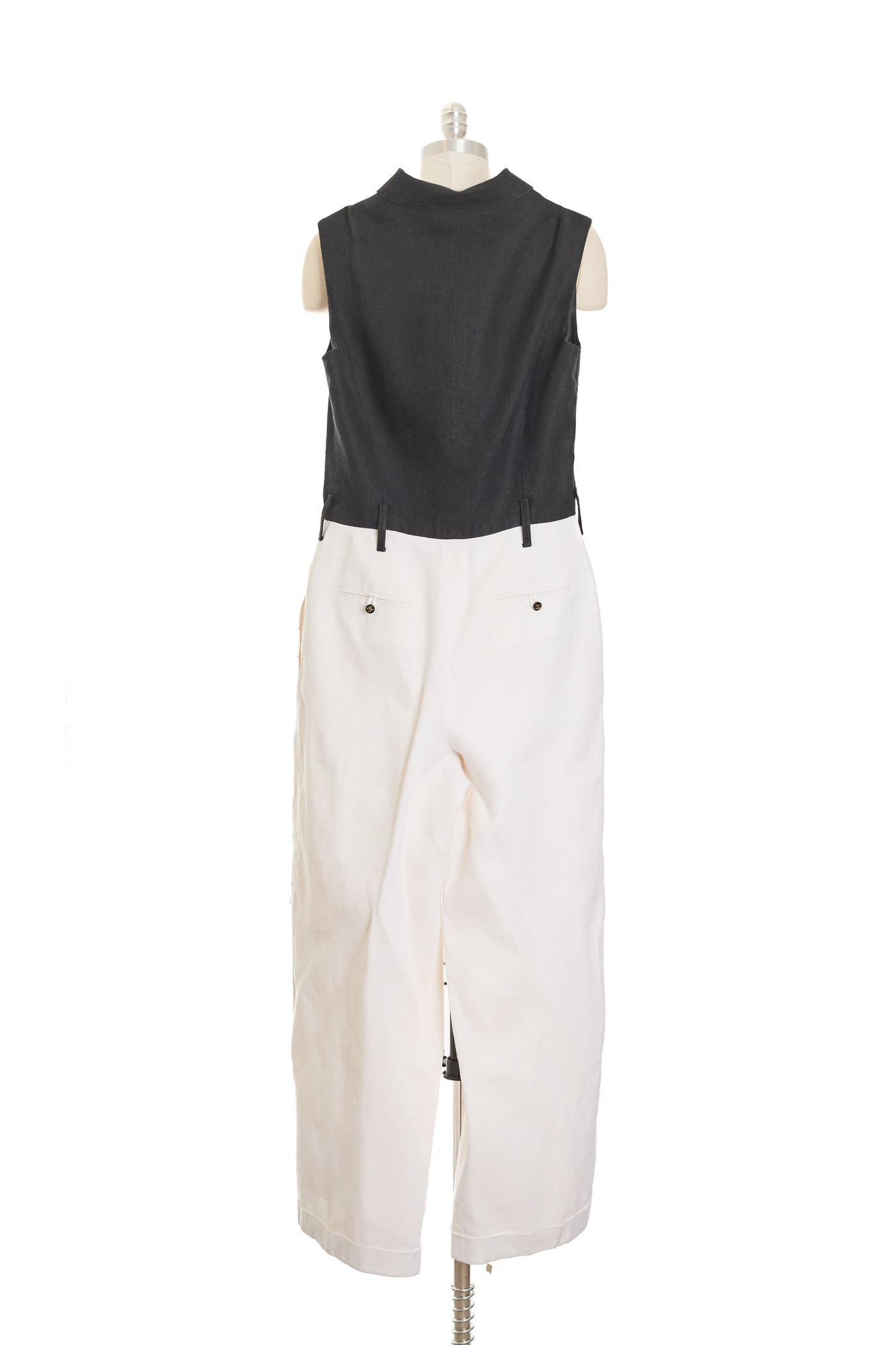 Chanel Rare Vintage 1995 SS Runway Linen Jumpsuit
