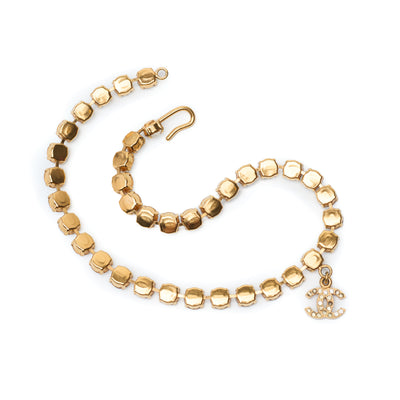 Chanel Vintage 1995 SS Runway Crystal CC Choker