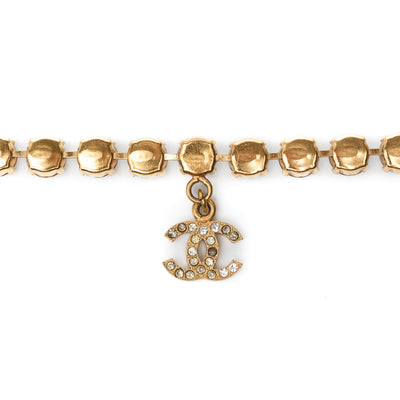 Chanel Vintage 1995 SS Runway Crystal CC Choker