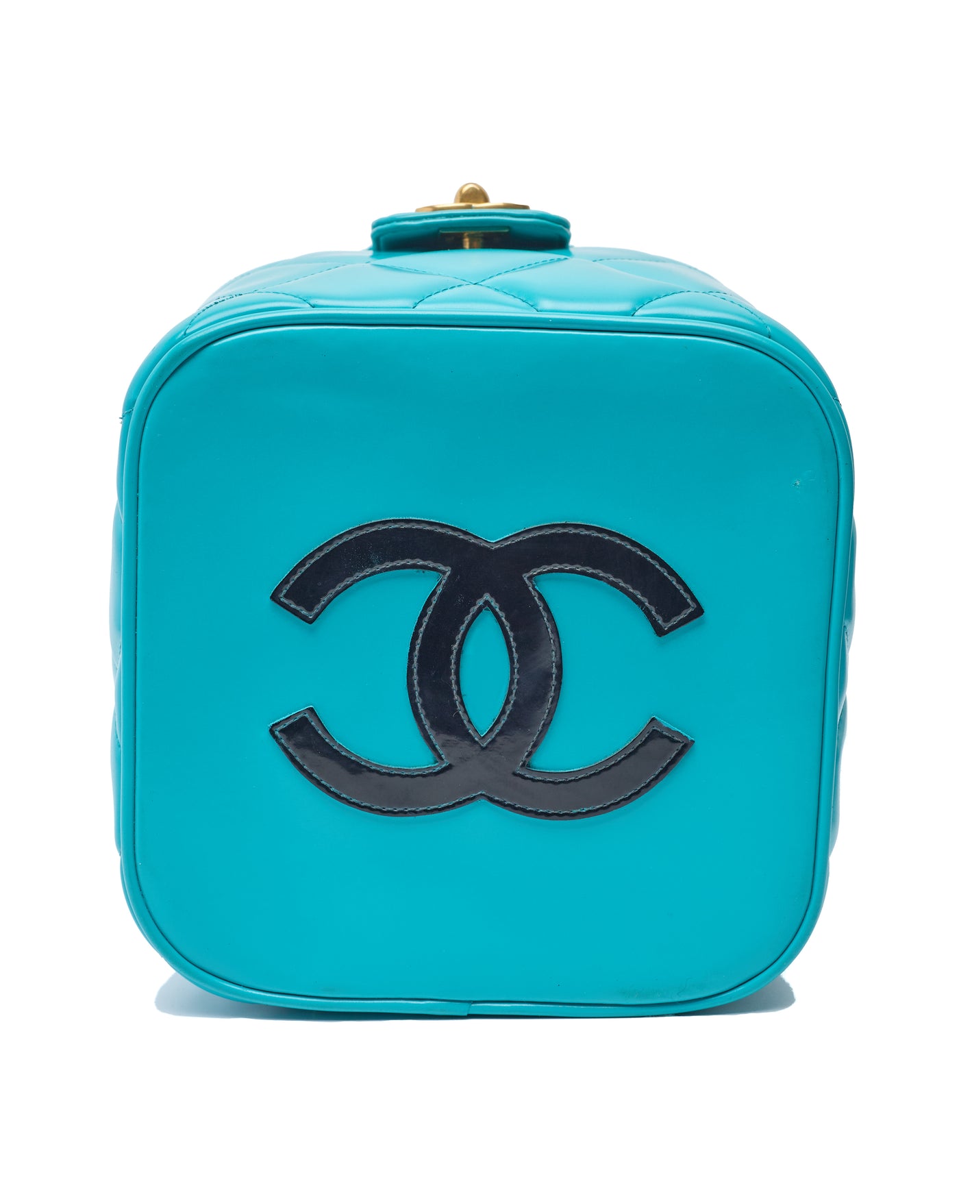 Chanel Vintage 1995 SS Runway Pastel Blue Vanity