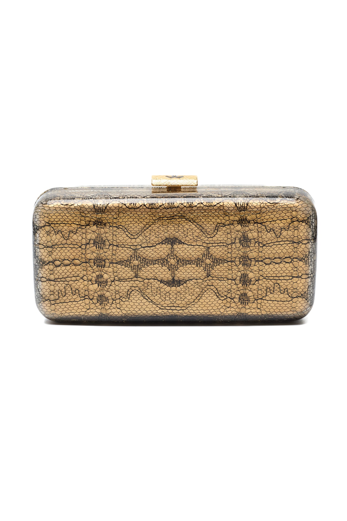 Chanel Lace Plexiglass CC Minaudiere