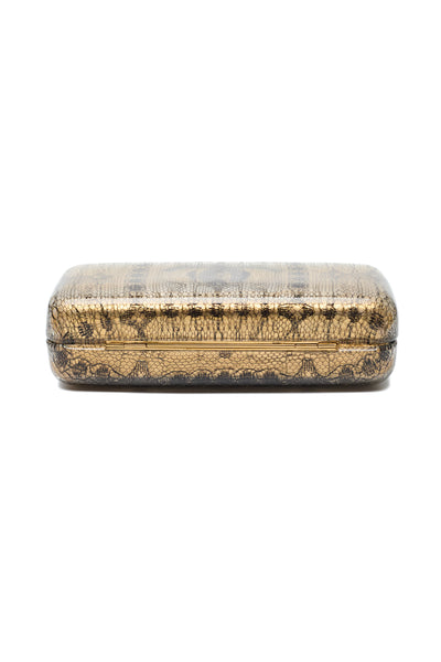 Chanel Lace Plexiglass CC Minaudiere