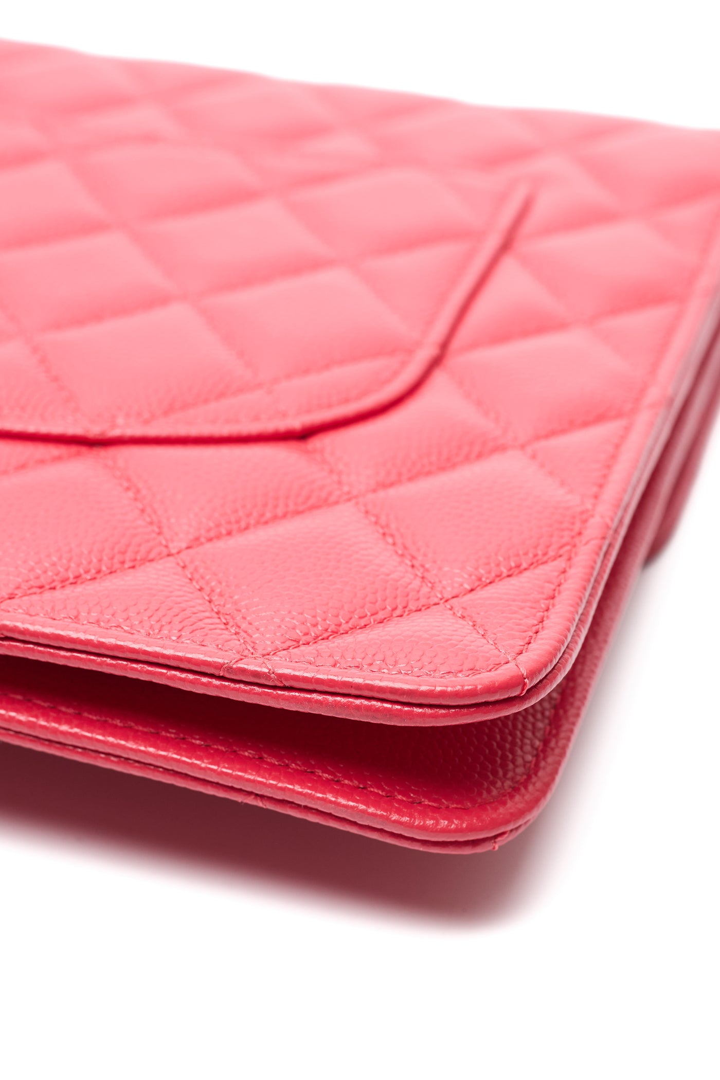 Chanel Red Caviar Clutch