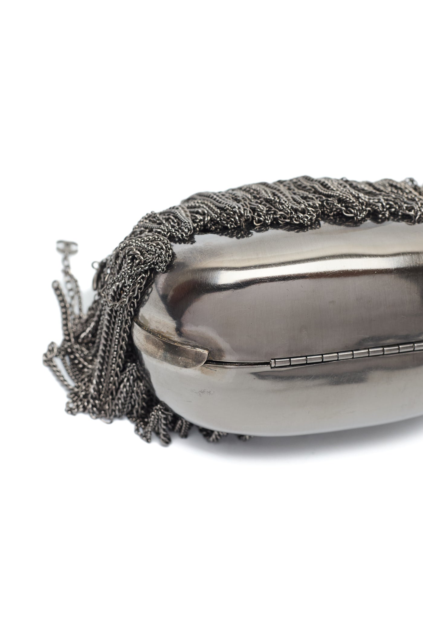Chanel Ultra Rare 2007 FW Runway Chain Shell Minaudiere