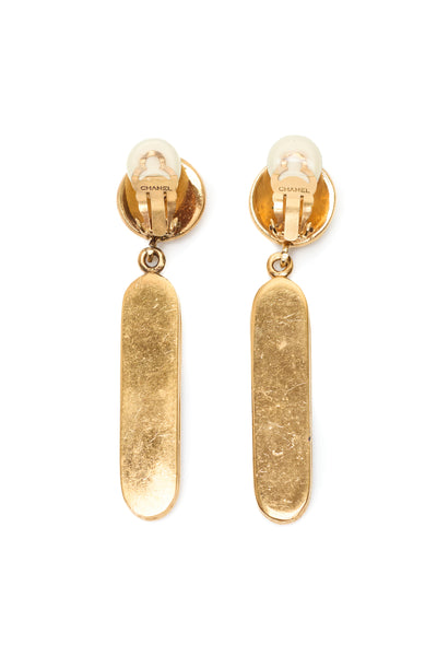 Chanel RARE Vintage Runway Thermometer Earrings