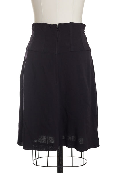 Chanel Vintage 1995 SS Barbie Runway Black Corset Skirt