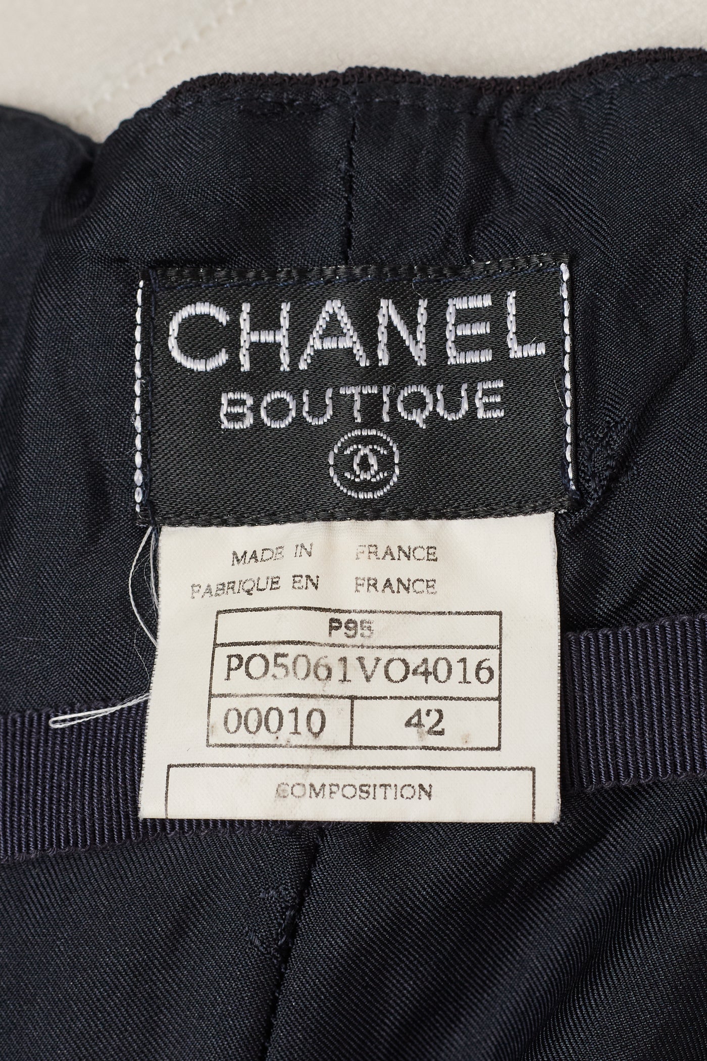 Chanel Vintage 1995 SS Barbie Runway Black Corset Skirt