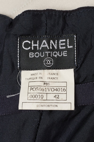 Chanel Vintage 1995 SS Barbie Runway Black Corset Skirt
