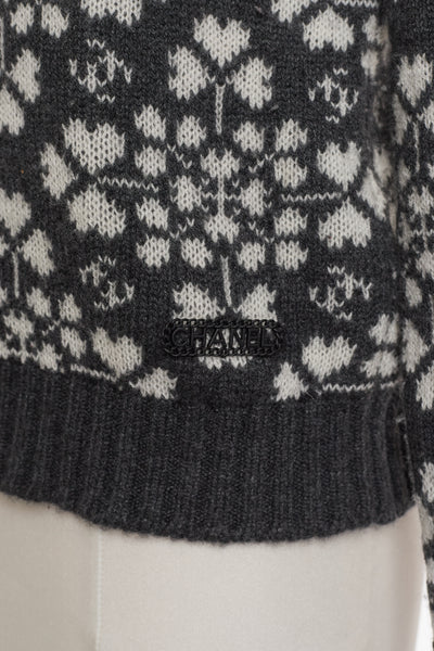 Chanel Snowflake CC Sweater