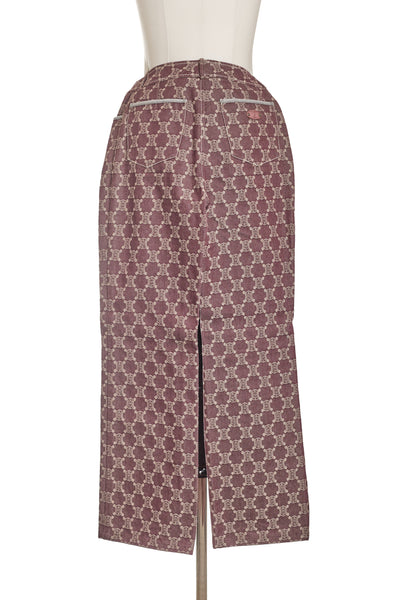 Celine Vintage Maroon Wash Macadam Jeans