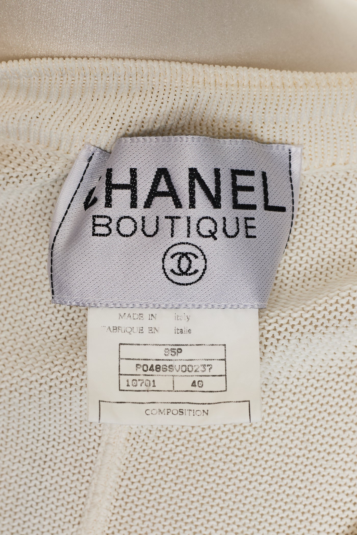 Chanel Rare Vintage 1995 Spring Runway Draped Cardigan