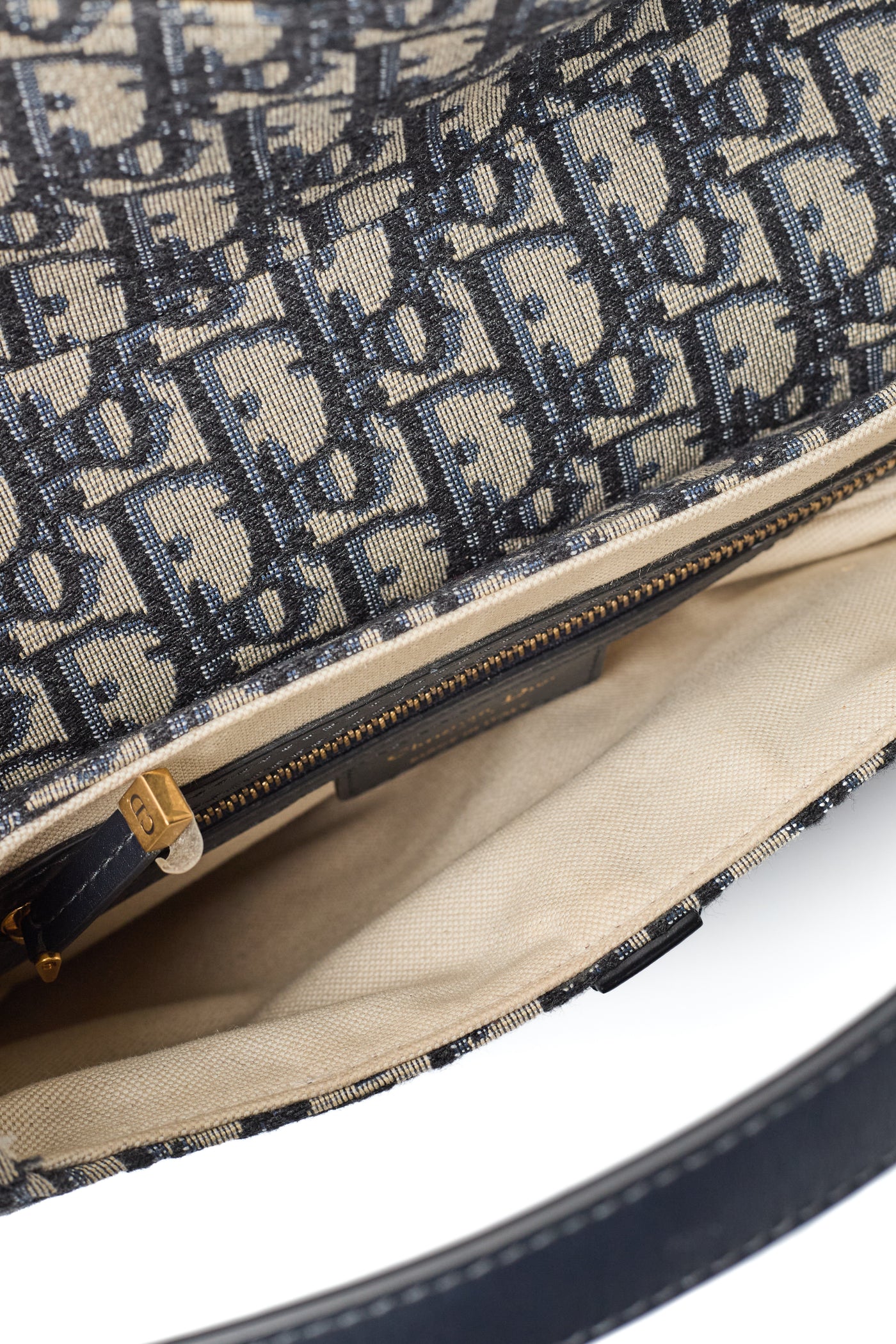 Christian Dior Oblique Monogram Saddle Bag