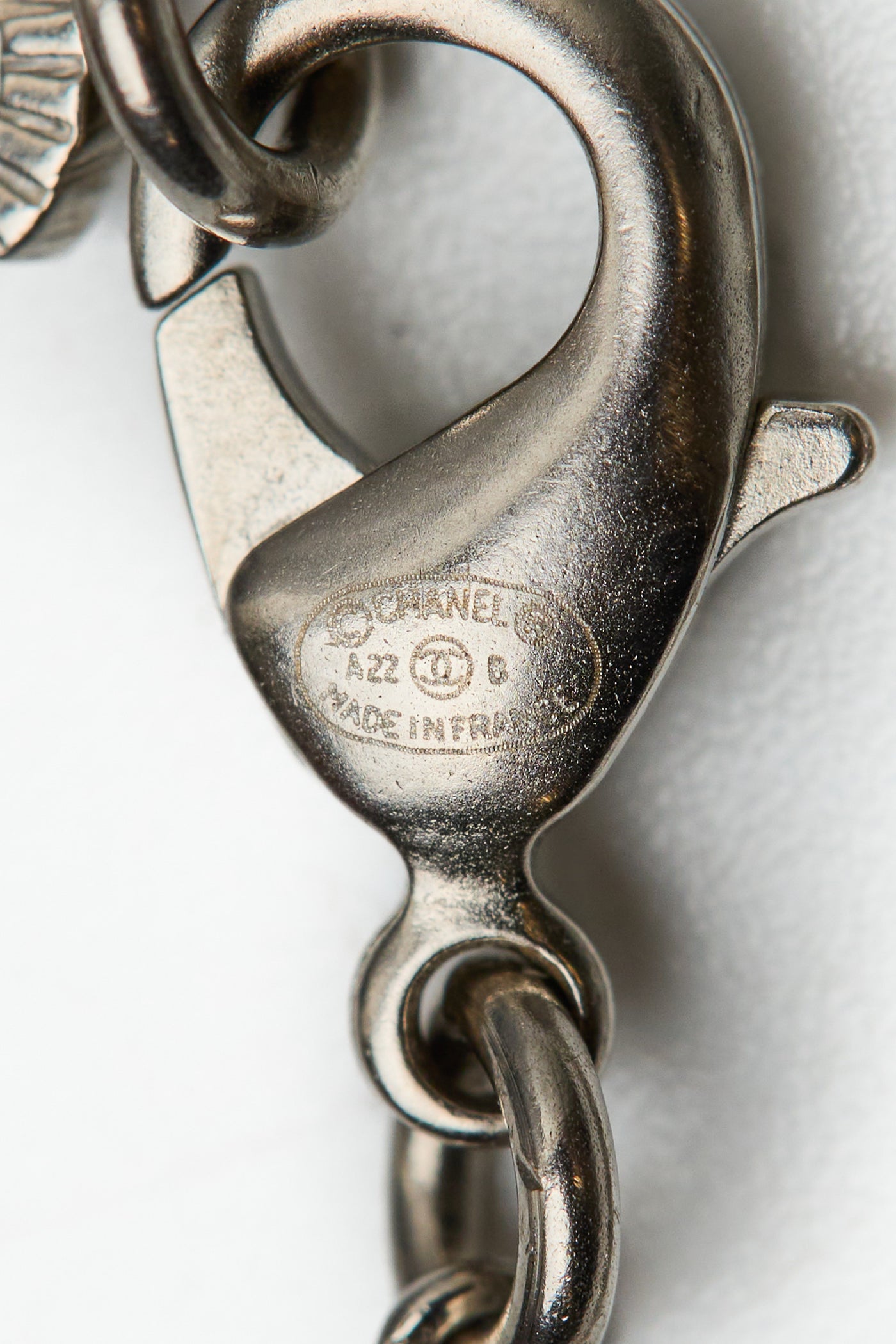 Chanel Perfume Bottle CC Pendant Necklace