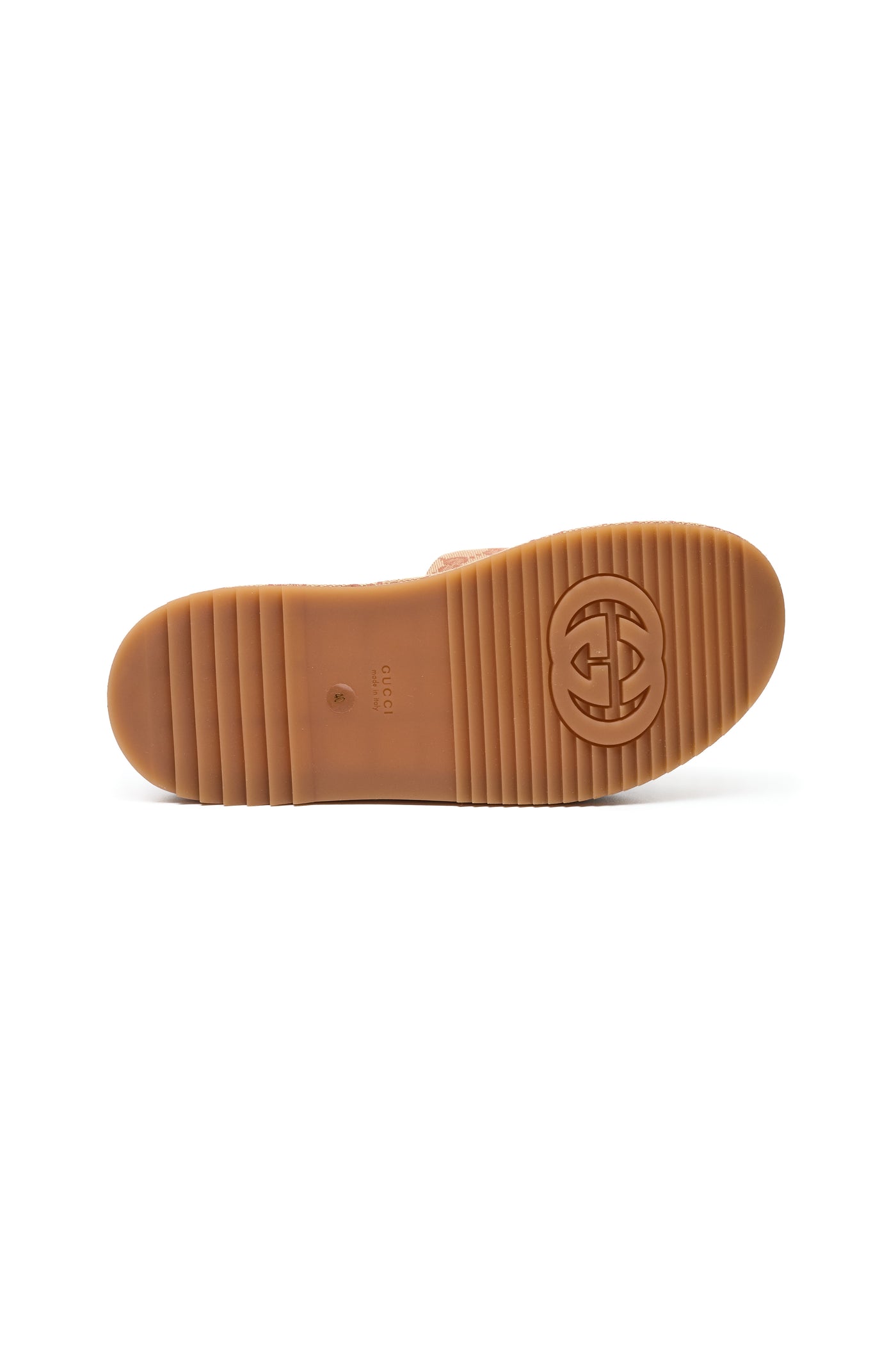 Gucci Monogram Canvas Platform Sandals 40