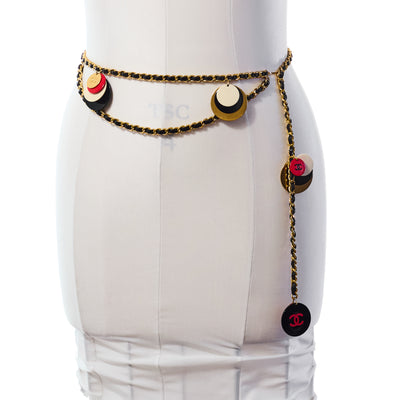 Chanel 2001 FW Runway CC Disc Chain Belt 94