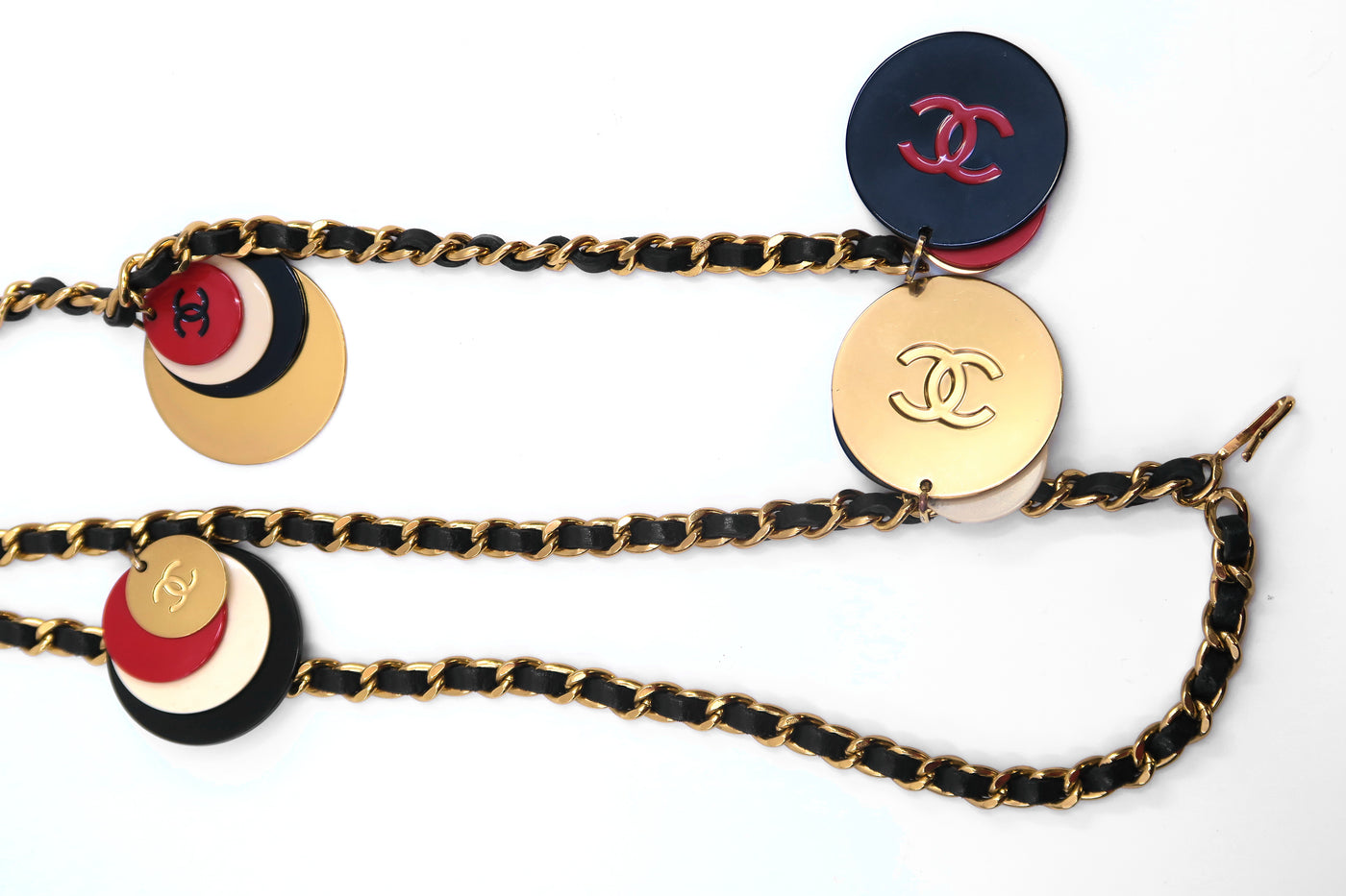Chanel 2001 FW Runway CC Disc Chain Belt 94