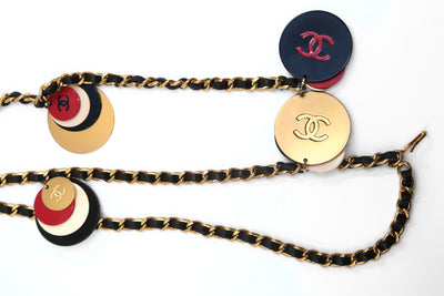 Chanel 2001 FW Runway CC Disc Chain Belt 94