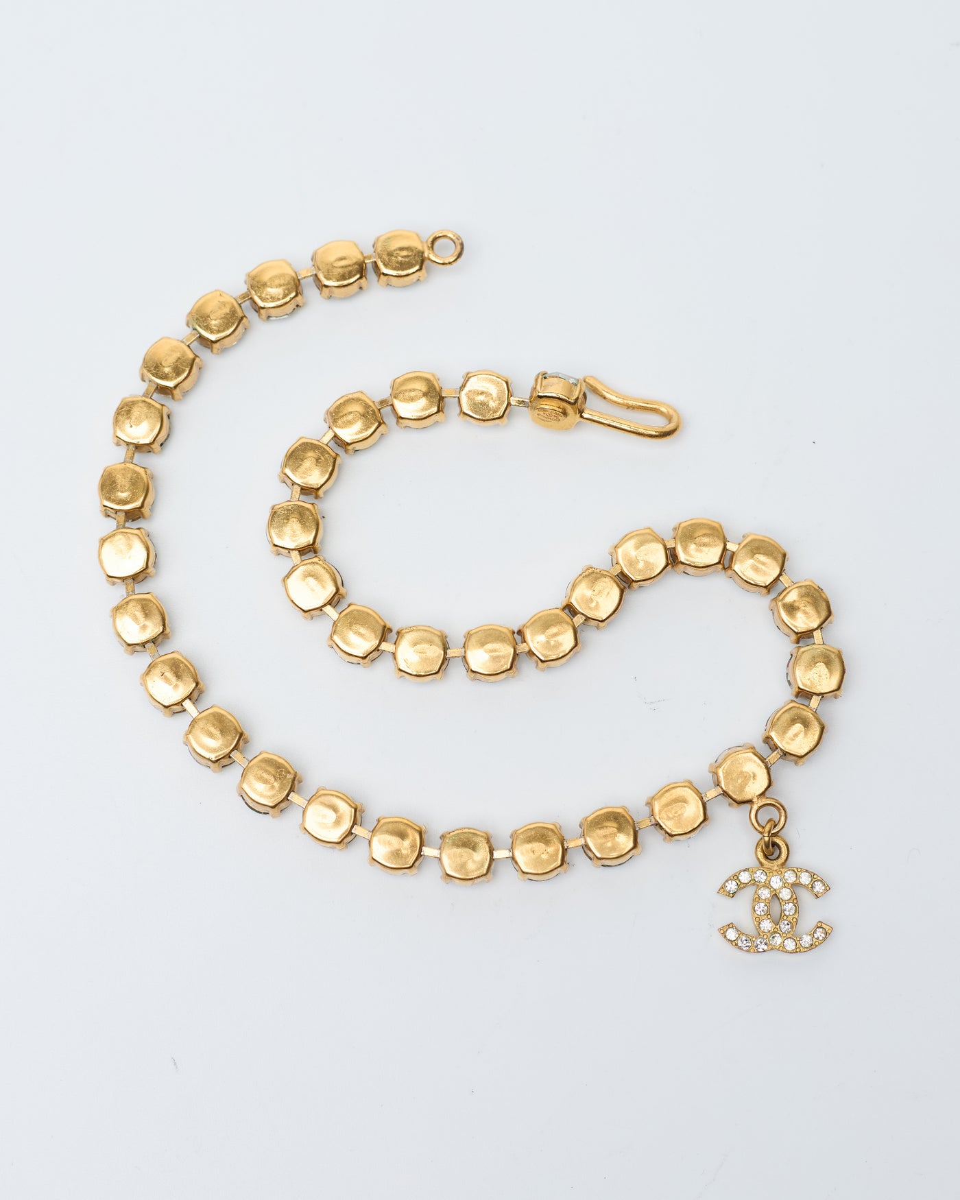 Chanel Vintage 1995 SS Runway Crystal CC Choker