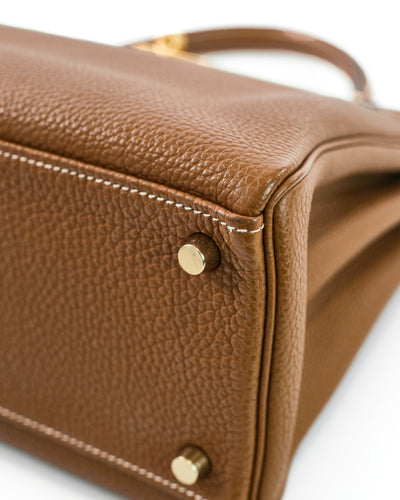 Hermes Gold Clemence Kelly 32