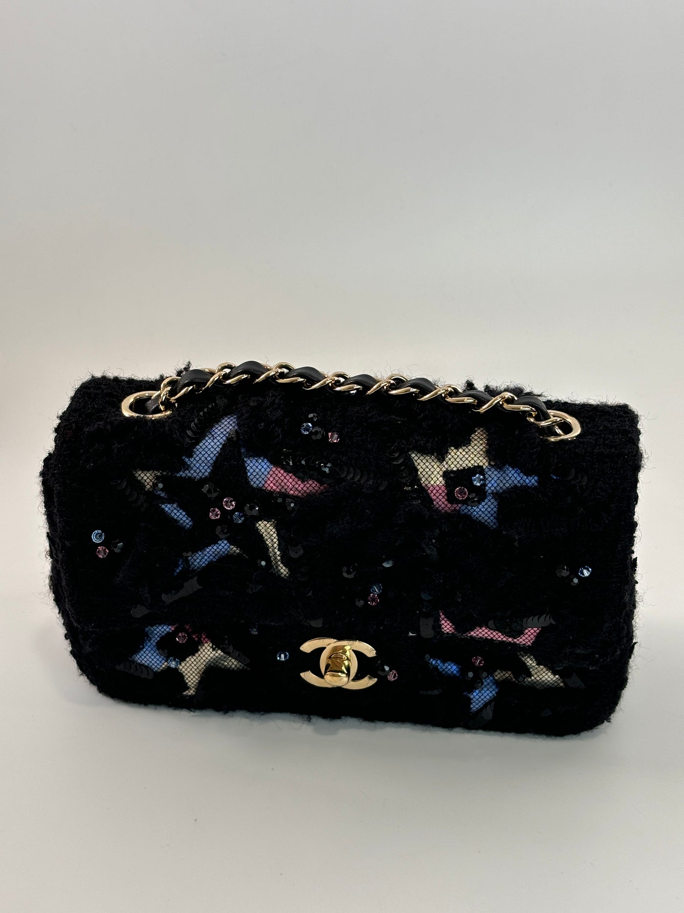 Chanel 2020 Pre-Fall Metier D'Arts Runway Star Tweed Rectangular Mini
