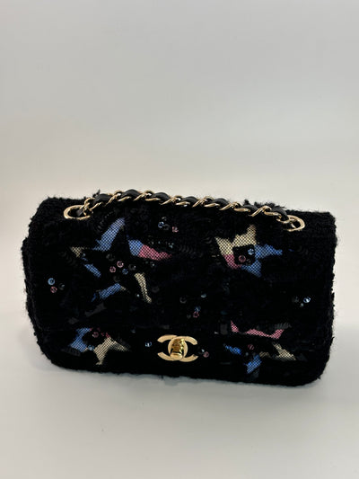 Chanel 2020 Pre-Fall Metier D'Arts Runway Star Tweed Rectangular Mini