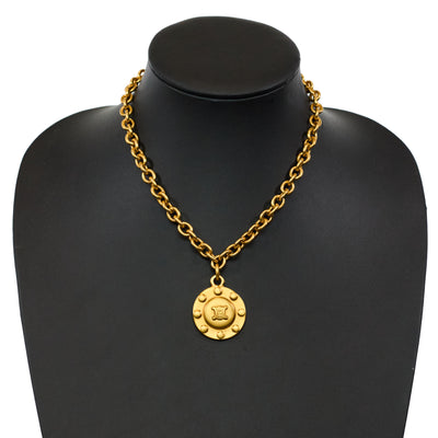 Celine Vintage Macadam Pendant Necklace