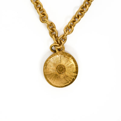 Celine Vintage Macadam Pendant Necklace