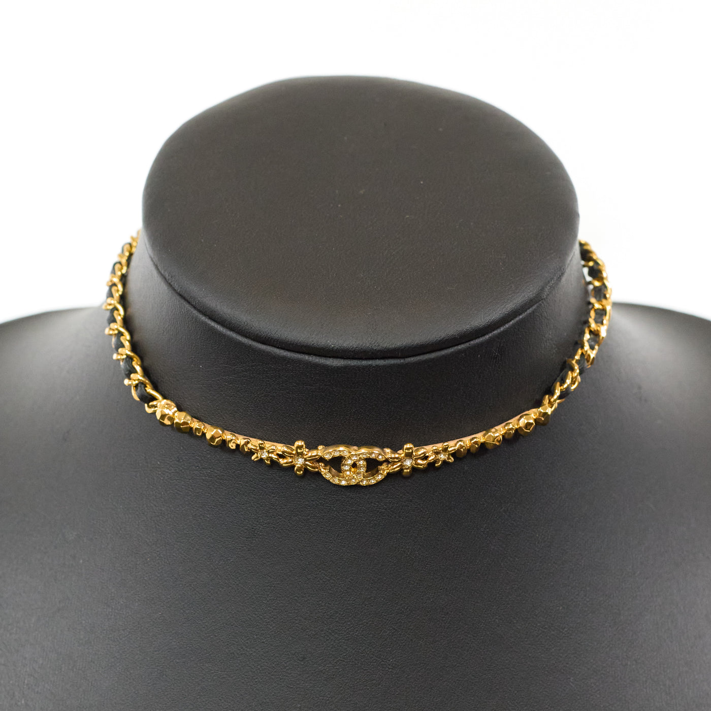 Chanel Floral CC Chain Link Choker