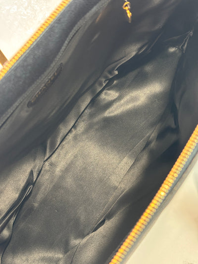 Chanel Vintage Black Caviar CC Tote Bag
