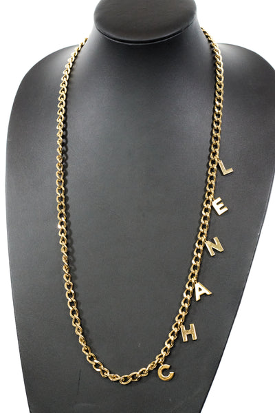 Chanel Vintage Letters Chain Belt 77
