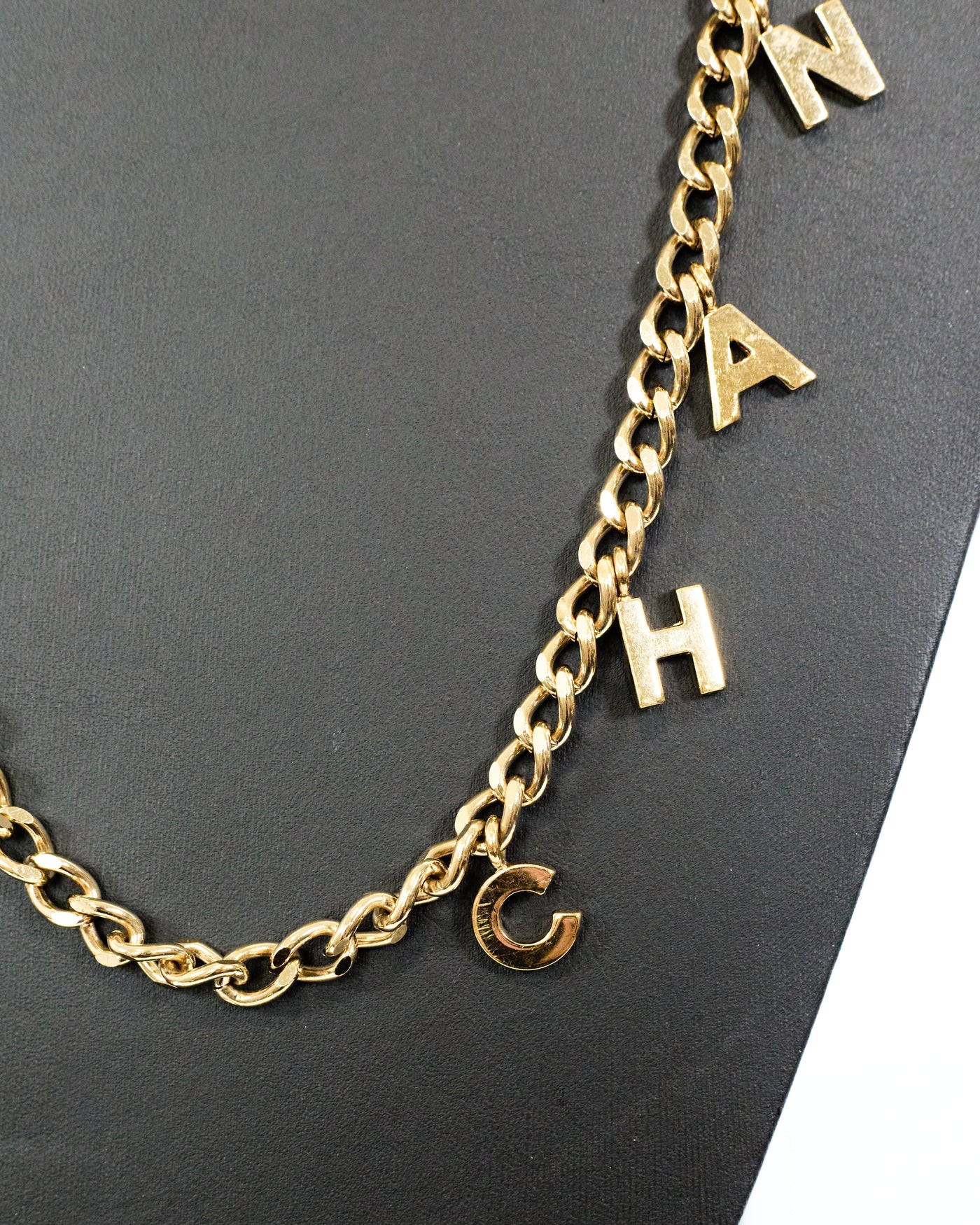 Chanel Vintage Letters Chain Belt 77