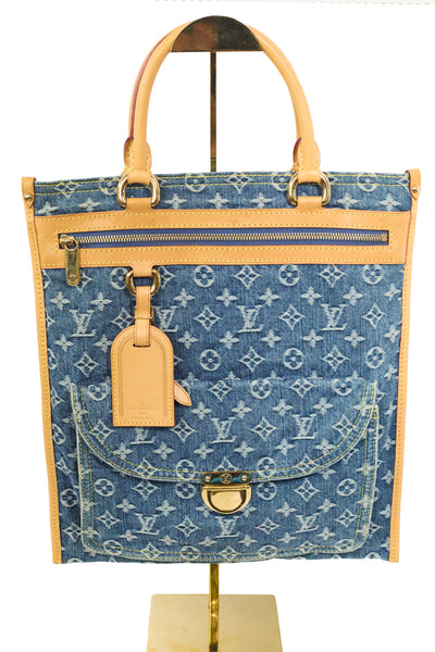 Louis Vuitton Denim Monogram Tote
