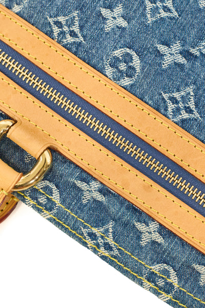 Louis Vuitton Denim Monogram Tote