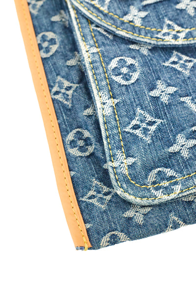 Louis Vuitton Denim Monogram Tote